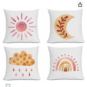 NWT Pillow Covers set of 4 for Home Decorations 18"x 18", 4 Pack No Pillows